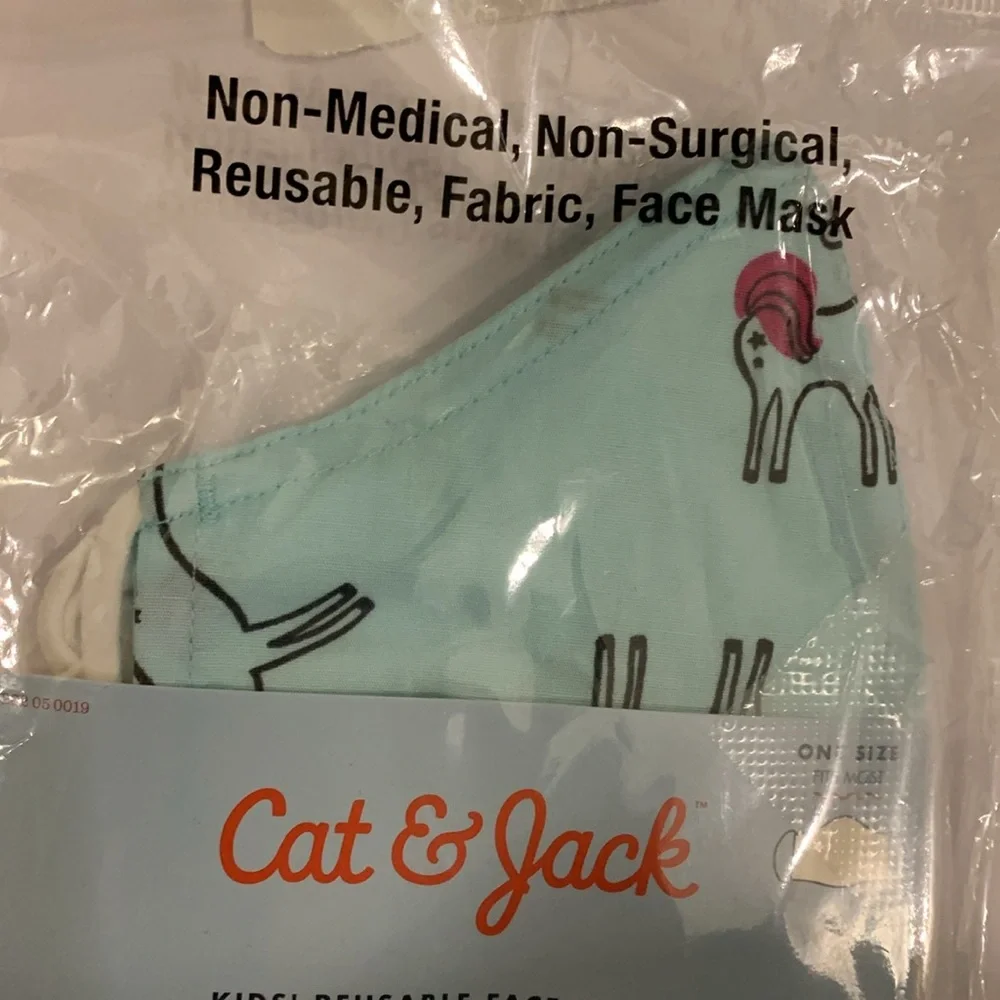 GAP and Cat and Jack and old navy cloth face masks kid size multipack